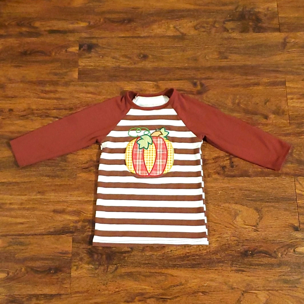 Pumpkin Long Sleeve Tee